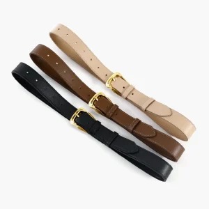 Riemen heren - Elegantie met gouden gesp voor een stijlvolle look