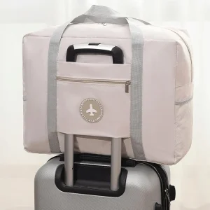 Draagtas - Elegante Beige Reisaccessoire voor Stijlvolle Reizen